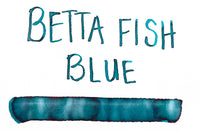 Monteverde Betta Fish Blue - Ink Sample