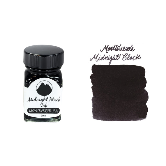 Monteverde Midnight Black - 30ml Bottled Ink