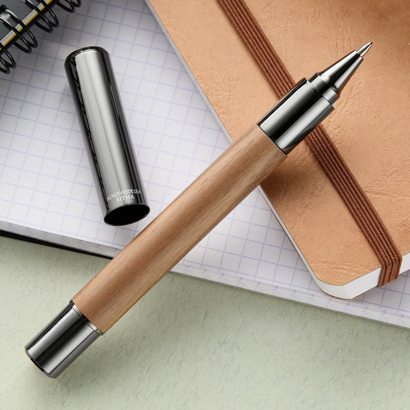 Monteverde Ritma Gel Rollerball Pen - Walnut