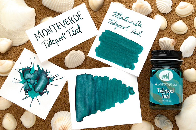 Monteverde X Goulet Aquatic Fountain Pen Ink Set