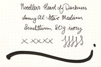 Noodler's Heart of Darkness - 4.5oz Bottled Ink with Free Charlie Pen