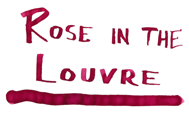 Noodler's Rose in the Louvre - Ink Sample