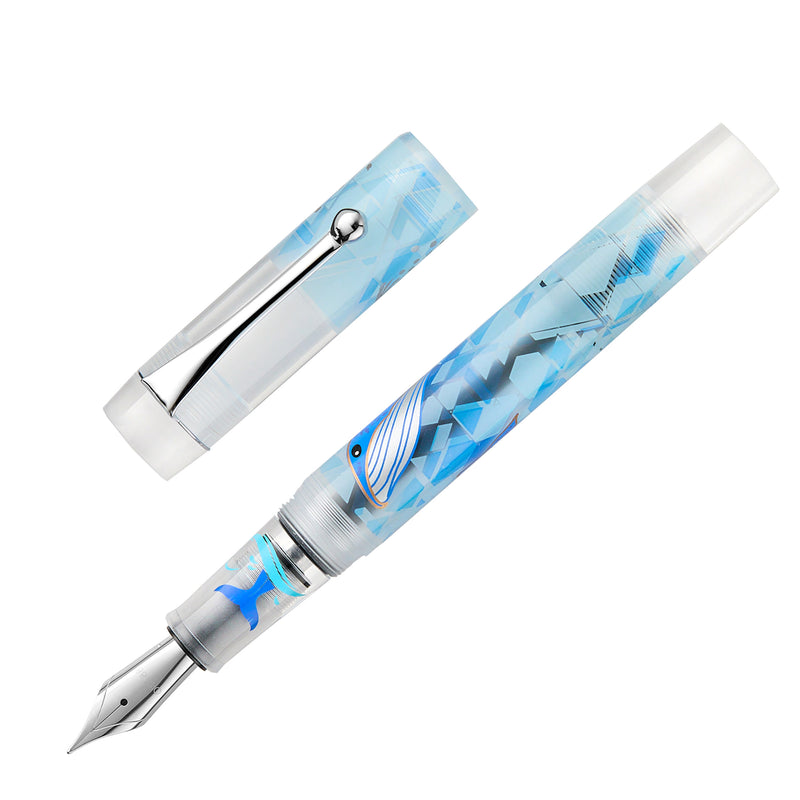 Opus 88 Demonstrator Fountain Pen - Blue Whale