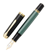 Pelikan M1000 Fountain Pen - Black/Green