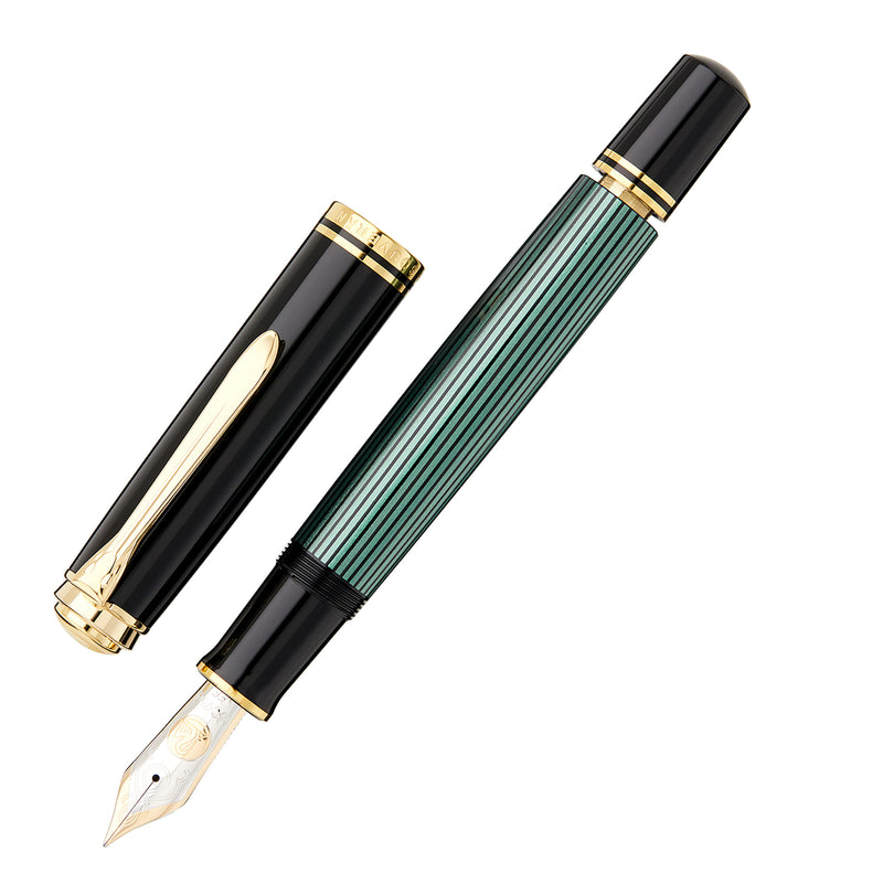 Pelikan M1000 Fountain Pen - Black/Green