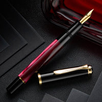 Pelikan M200 Fountain Pen - Red Marbled (Special Edition)