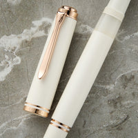 Pelikan M600 Fountain Pen - White & Rose Gold (Special Edition)
