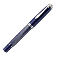 Pelikan M815 Fountain Pen - Metal Striped Blue (Special Edition)