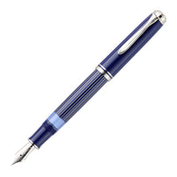 Pelikan M815 Fountain Pen - Metal Striped Blue (Special Edition)