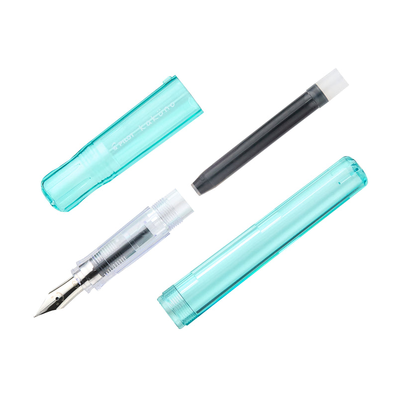 Pilot Kakuno Fountain Pen - Translucent Aqua