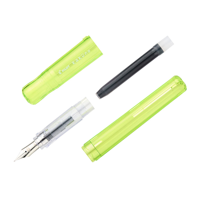 Pilot Kakuno Fountain Pen - Translucent Green