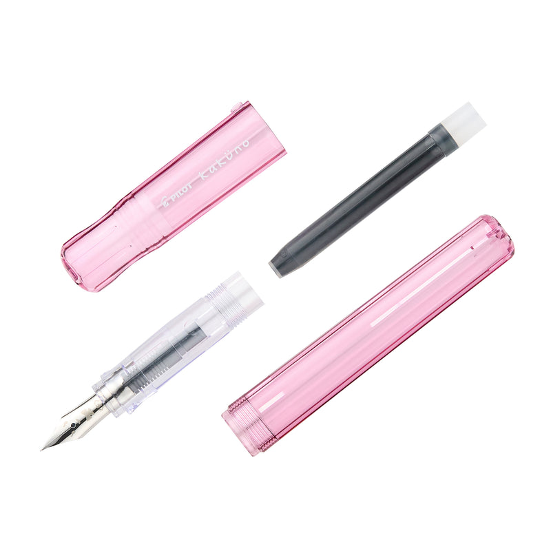 Pilot Kakuno Fountain Pen - Translucent Pink