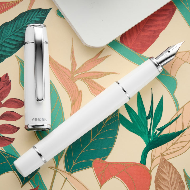 Pilot Prera Fountain Pen - Porcelain White