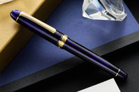 Platinum #3776 Century Fountain Pen - Chartres Blue/Gold