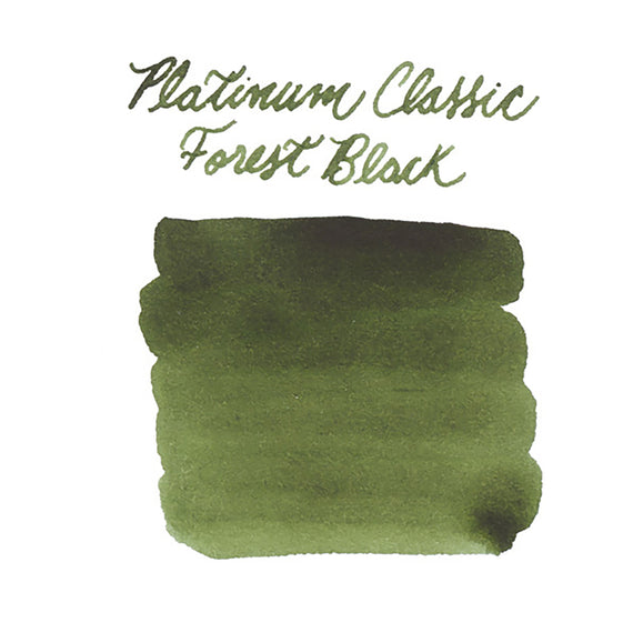 Platinum Classic Forest Black - Ink Sample