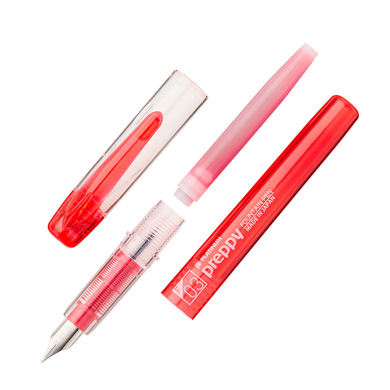 Platinum Preppy Fountain Pen - Red