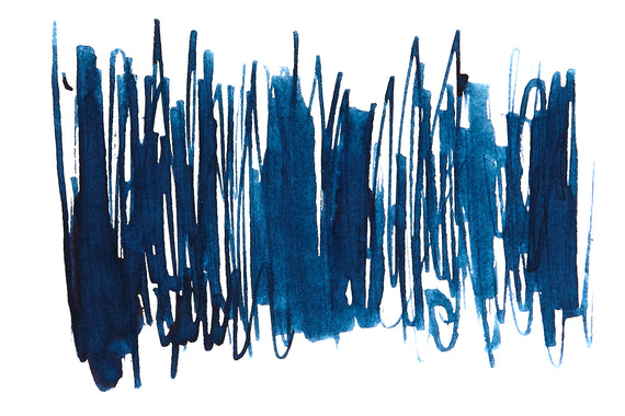 Private Reserve Infinity Blue/Black fountain pen ink writing sample