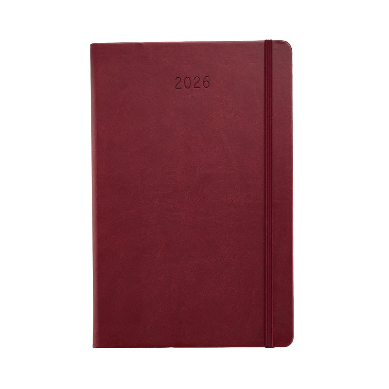 Rhodia 2026 Weekly Planner - Burgundy