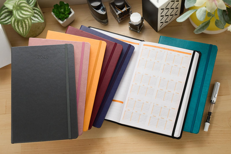 Rhodia 2026 Weekly Planner - Rosewood