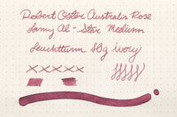 Robert Oster Australis Rose - Ink Sample