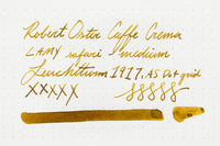Robert Oster Caffe Crema - Ink Sample