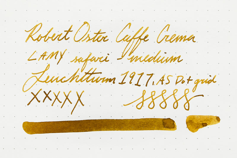 Robert Oster Caffe Crema - Ink Sample