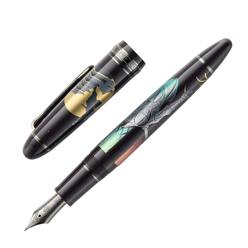 Sailor 1911L Ninja Maki-e Fountain Pen - Oshiro