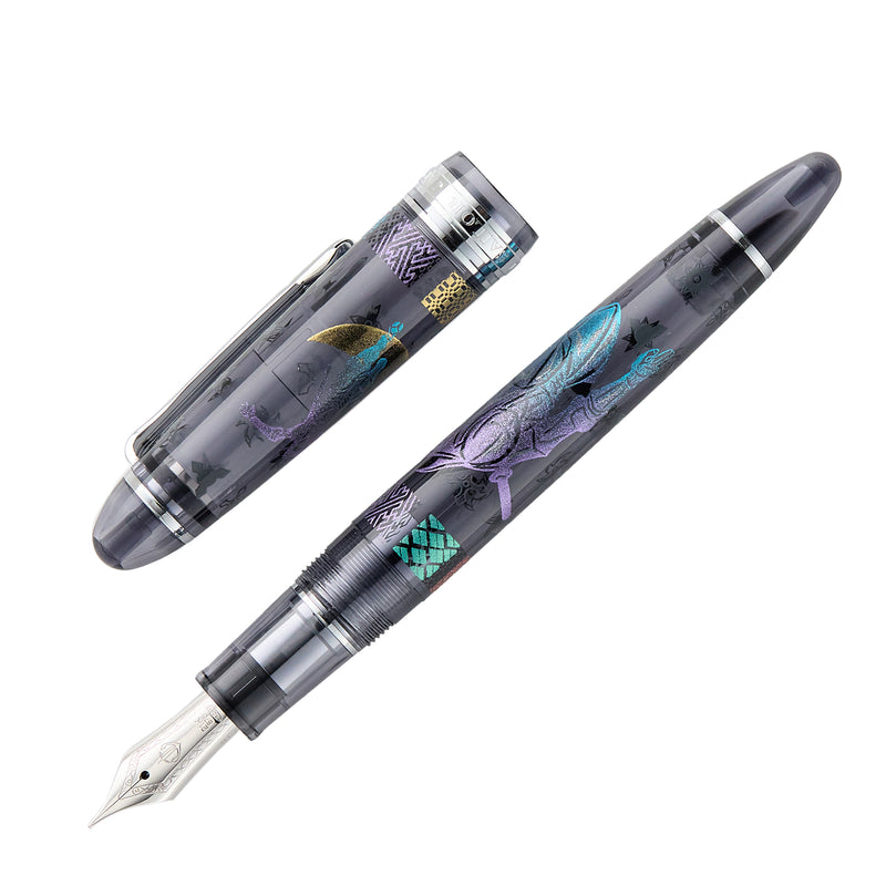 Sailor 1911L Ninja Maki-e Fountain Pen - Tsuki