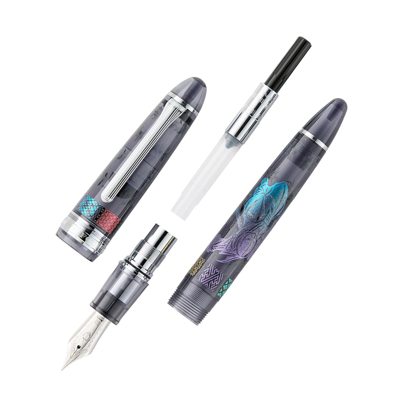 Sailor 1911L Ninja Maki-e Fountain Pen - Tsuki