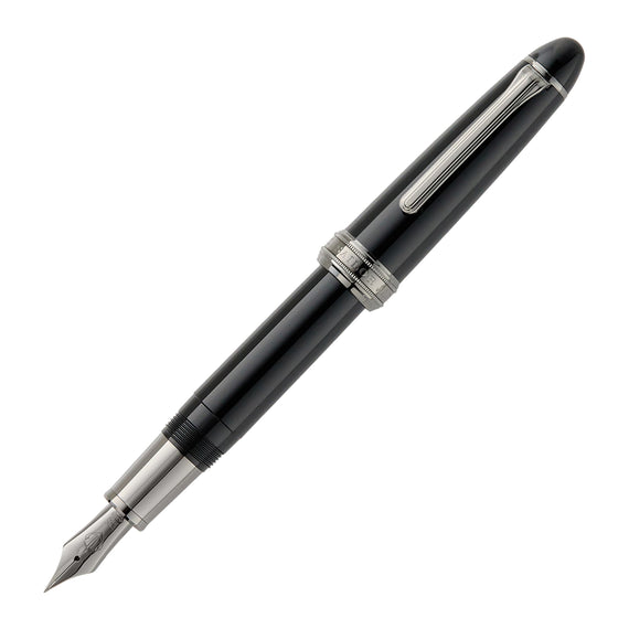 Sailor 1911L Naginata Togi Fountain Pen - Black/Black