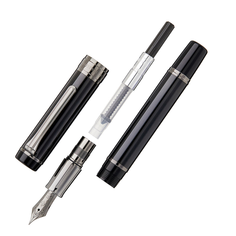 Sailor CYLINT Fountain Pen - Black Stainless Steel