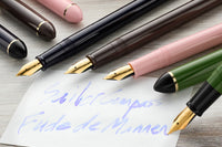 Sailor Compass Fude De Mannen Fountain Pen - Dark Green, 55°