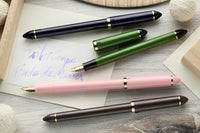 Sailor Compass Fude De Mannen Fountain Pen - Dark Green, 55°