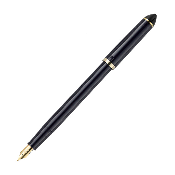 Sailor Compass Fude De Mannen Fountain Pen - Dark Blue, 40°