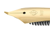 Sailor Compass Fude De Mannen Fountain Pen - Dark Green, 55°