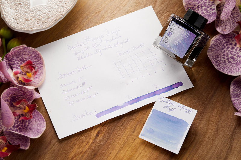 Sailor Manyo Fuji - Ink Sample