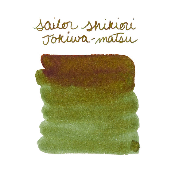 Sailor Shikiori Tokiwa-matsu fountain pen ink