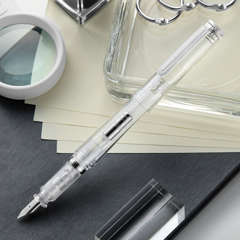 Sailor TUZU Adjust Fountain Pen - Crystal White (Limited Edition)