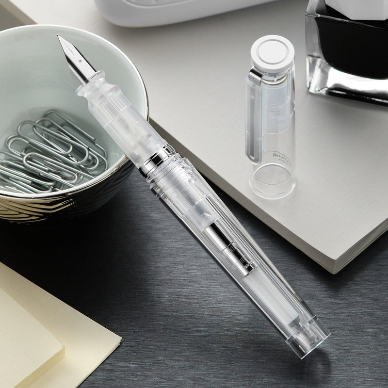 Sailor TUZU Adjust Fountain Pen - Crystal White (Limited Edition)