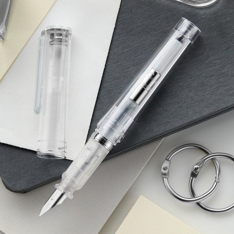 Sailor TUZU Adjust Fountain Pen - Crystal White (Limited Edition)