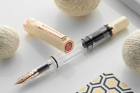 TWSBI ECO Fountain Pen - Creme w/ RoseGold