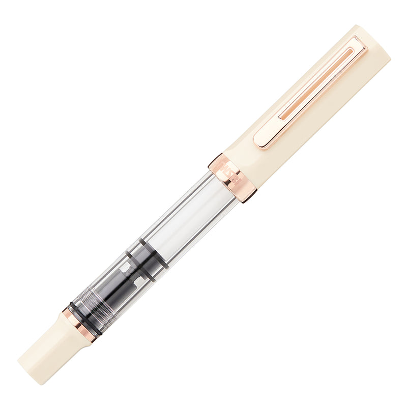 TWSBI ECO Fountain Pen - Creme w/ RoseGold