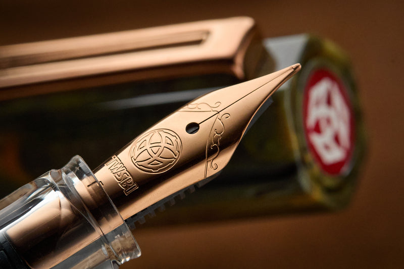 TWSBI ECO Fountain Pen - Serpentine w/ Bronze Trim