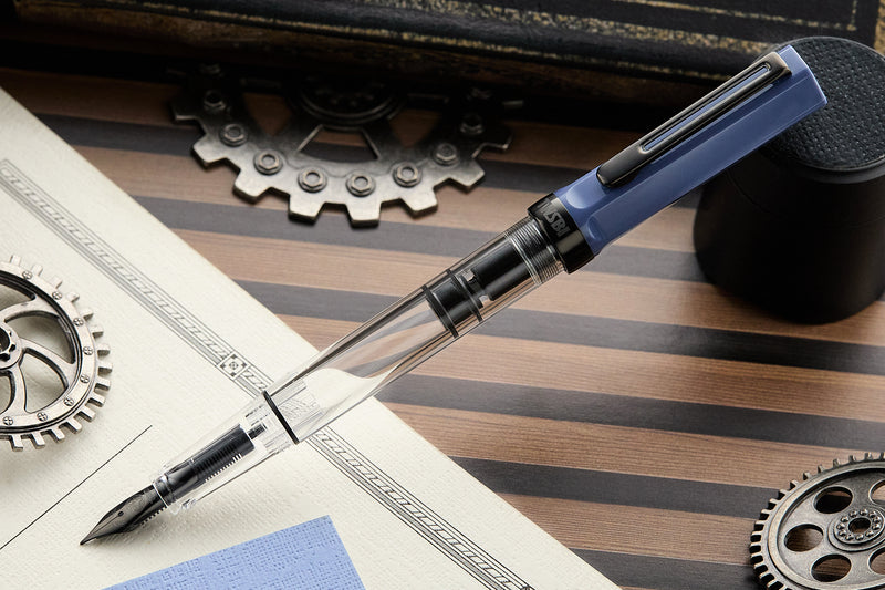 TWSBI ECO Fountain Pen - Slate Blue w/ Onyx