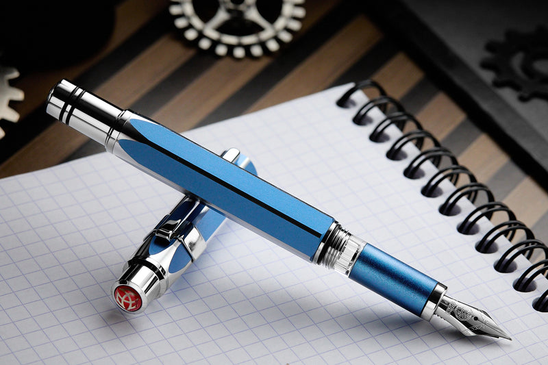 TWSBI Precision Fountain Pen - Gemini Blue (Special Edition)