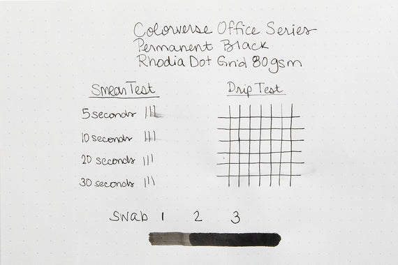 Colorverse Office Series Permanent Black - 30ml Bottled Ink
