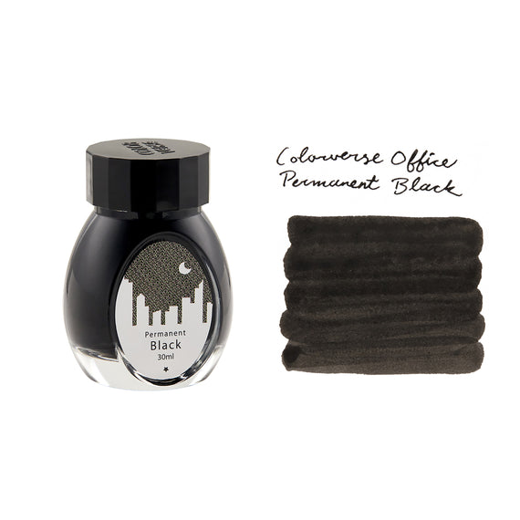 Colorverse Office Series Permanent Black - 30ml Bottled Ink