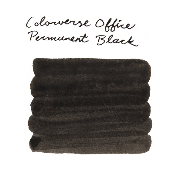 Colorverse Permanent Black fountain pen ink