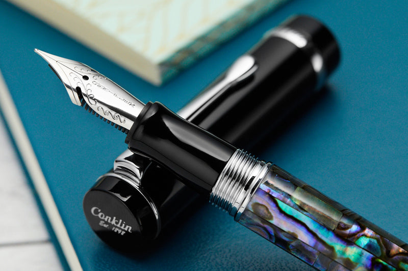 Conklin Duragraph Fountain Pen - Abalone Nights