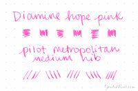 Diamine Hope Pink - Ink Sample
